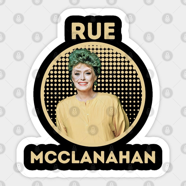 rue macclanahan Sticker by claudia awes